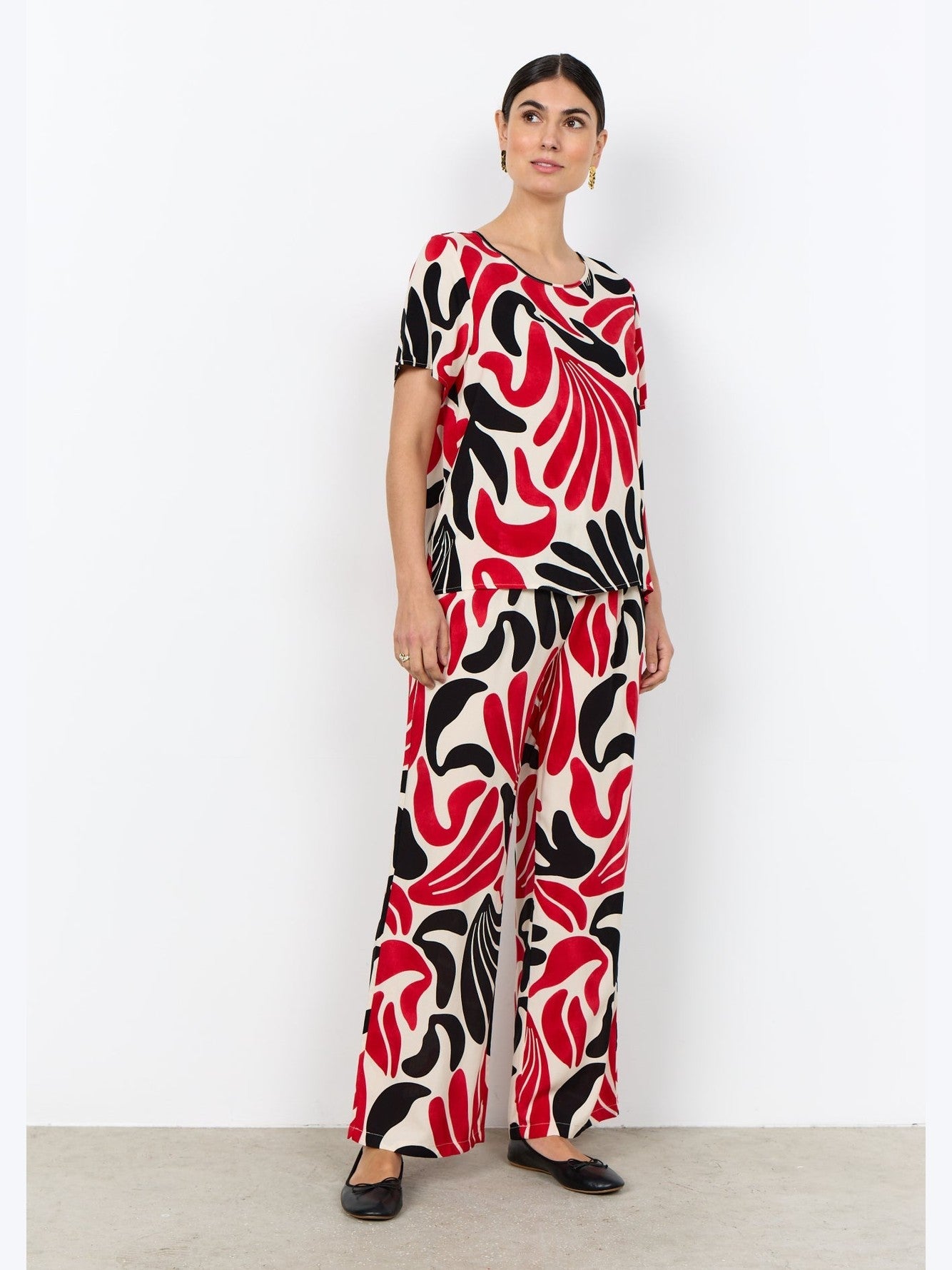 SC - FELDI 2 Blouse Rood - Castelijn mode