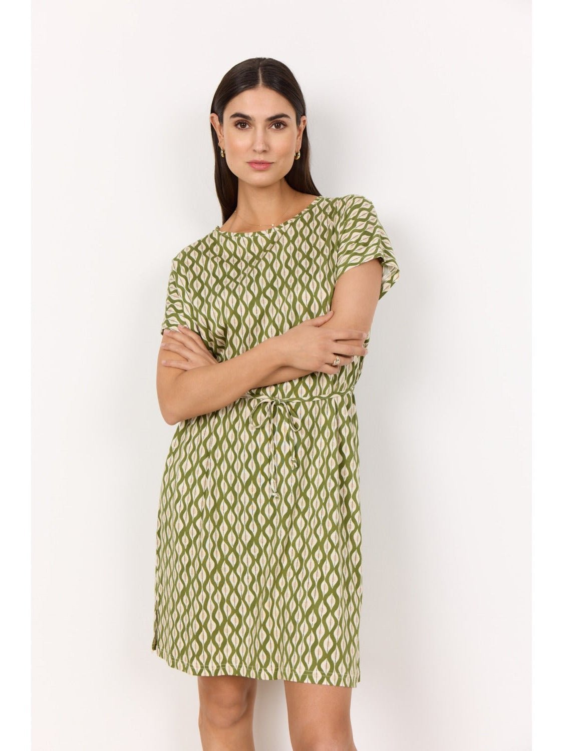 SC - FELICITY AOP 508 Jurk Calliste Green Combi - Castelijn mode