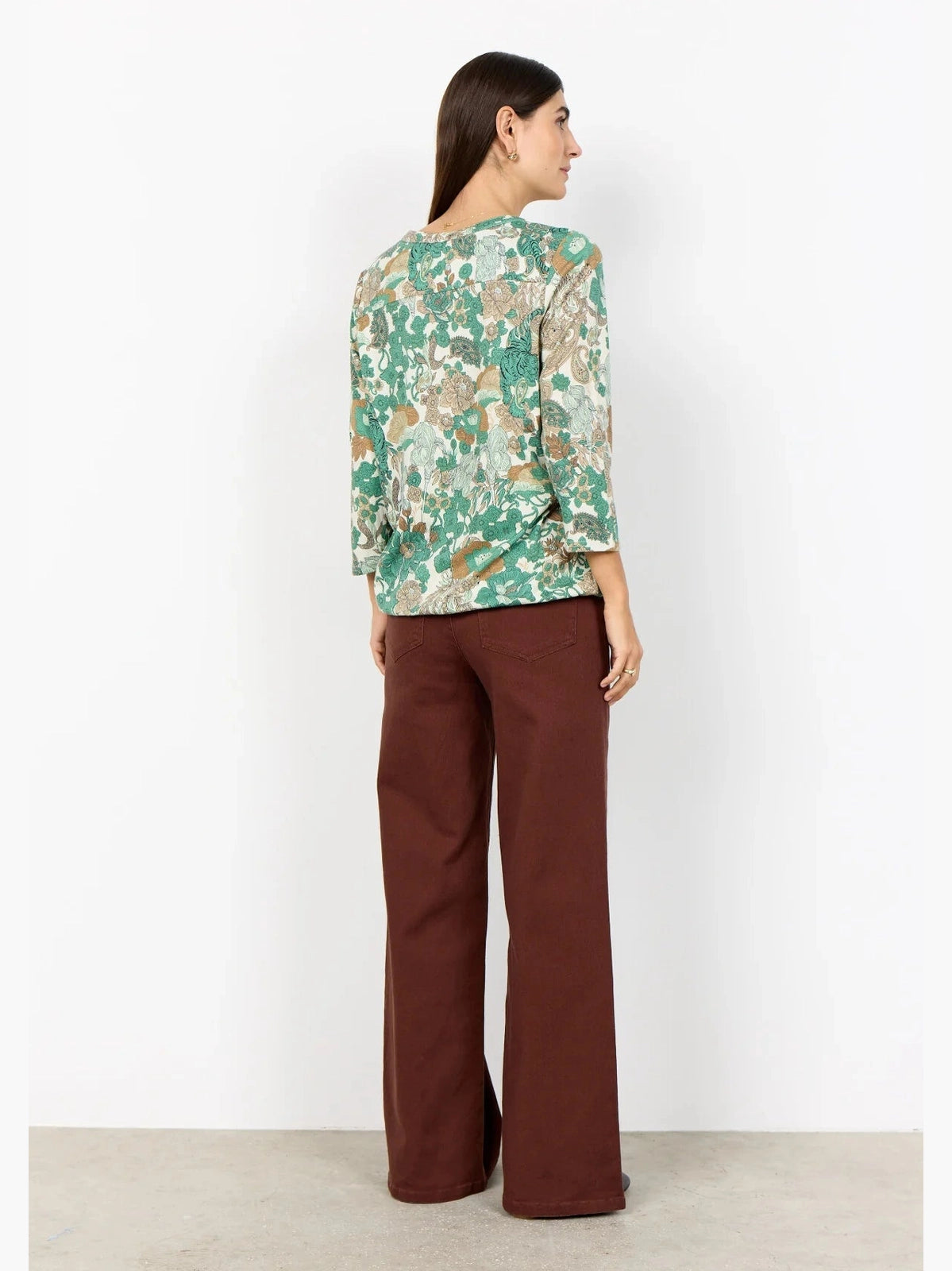SC - FELICITY AOP 536 Blouse groen - Castelijn mode