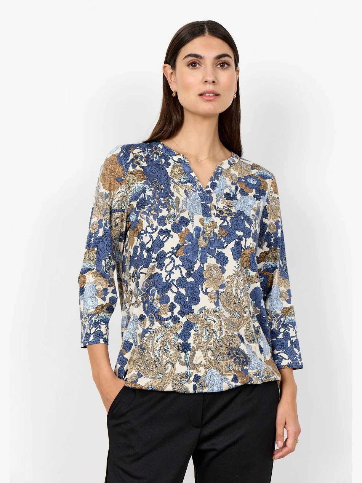 SC - FELICITY AOP 536 Blouse met print - Castelijn mode
