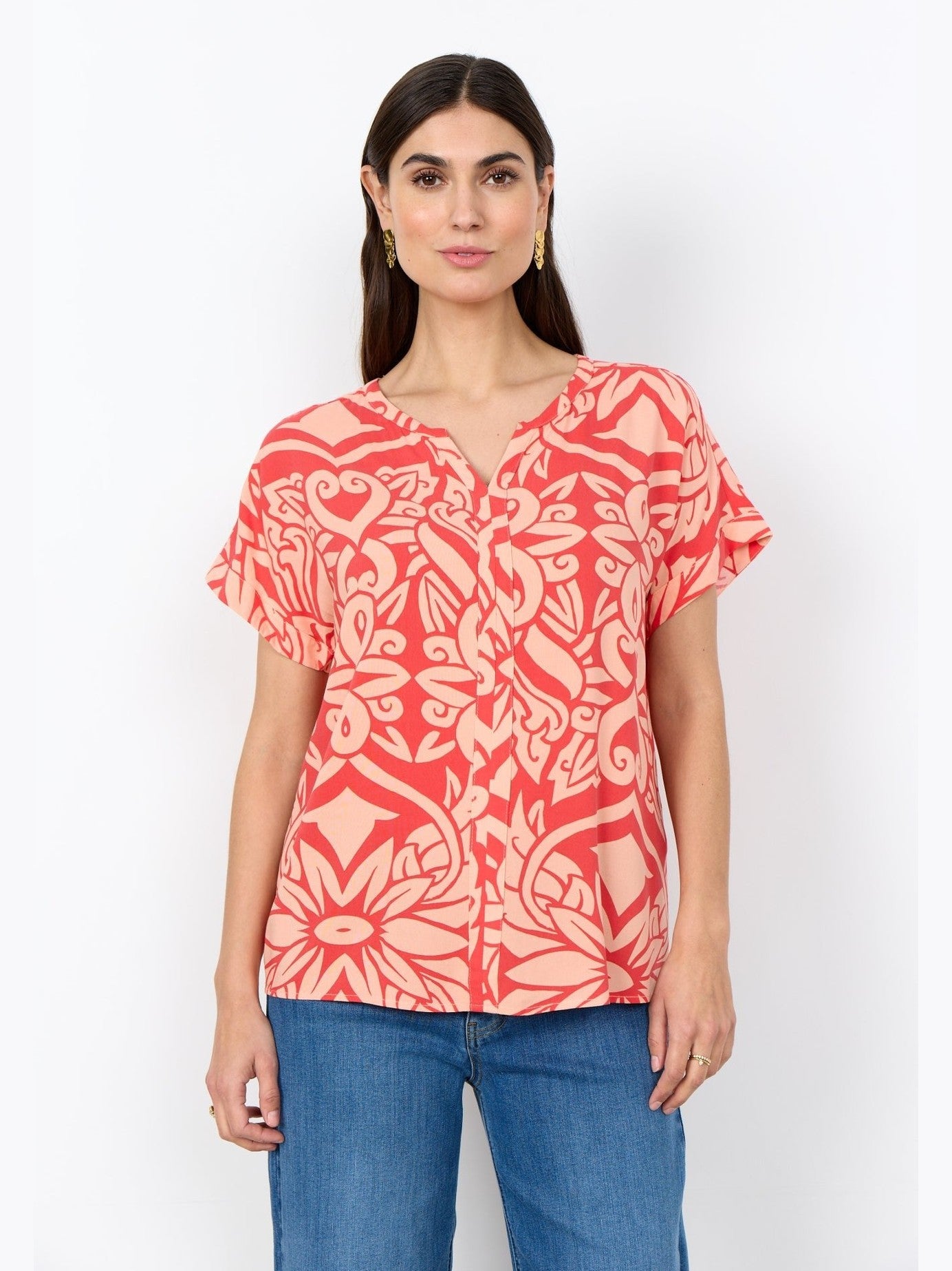 SC - FELONE 1 Blouse koraal - Castelijn mode