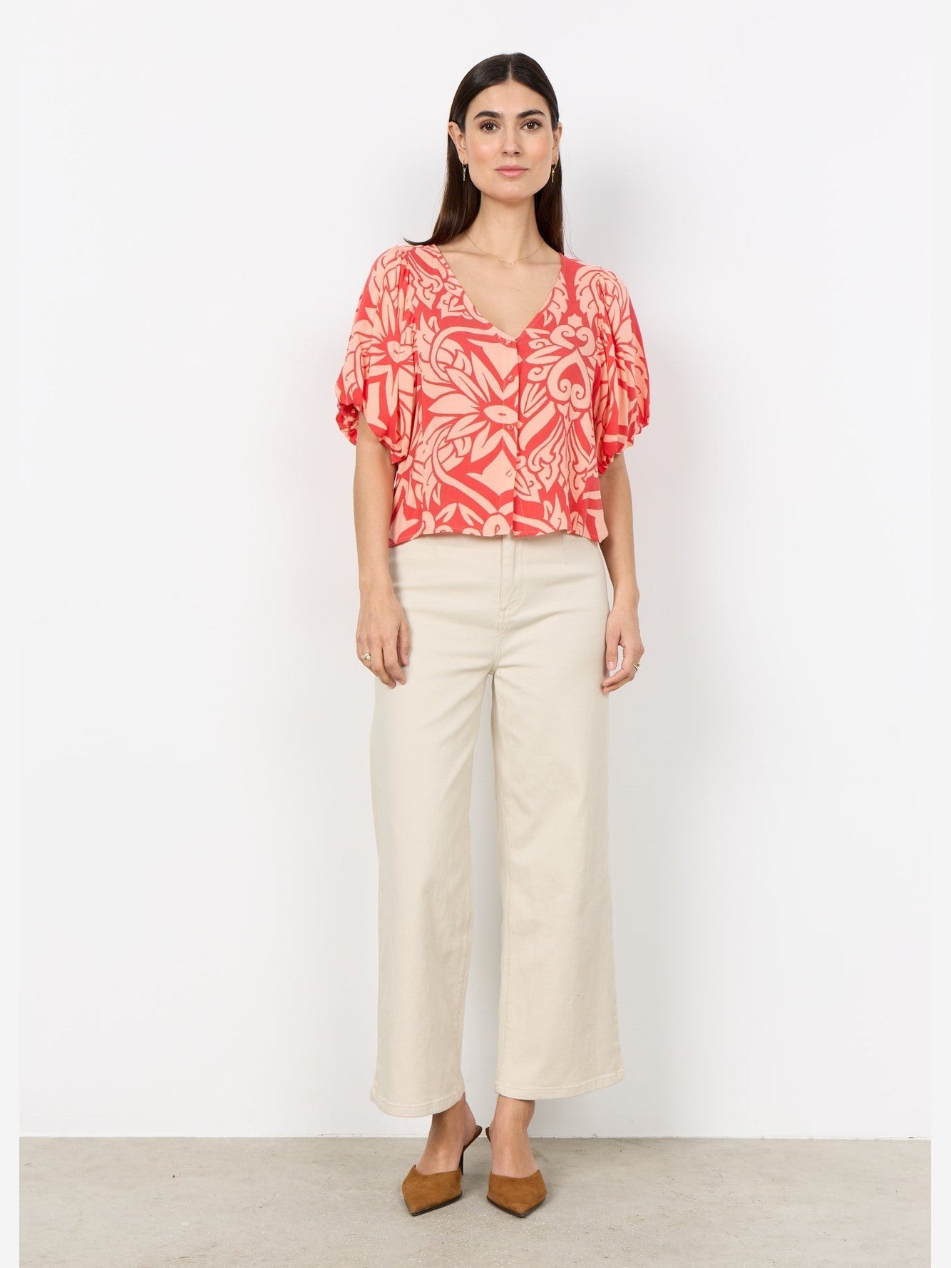 SC - FELONE 2 Blouse koraal - Castelijn mode