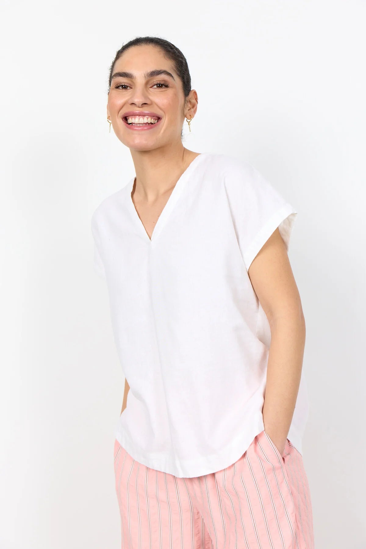 SC - INA 51 T-shirt wit - Castelijn mode