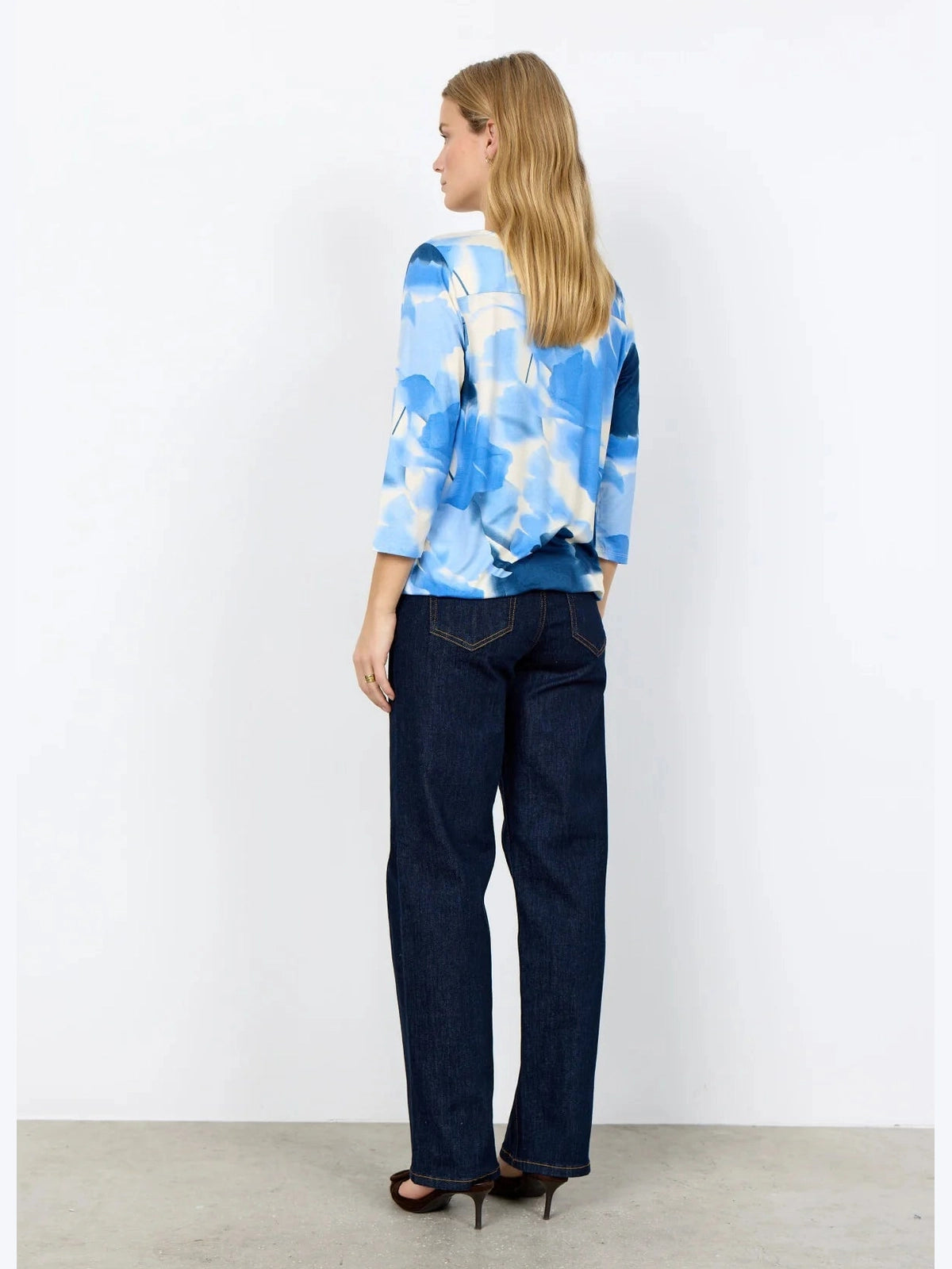 SC - MARICA AOP 351 Blouse blauw - Castelijn mode