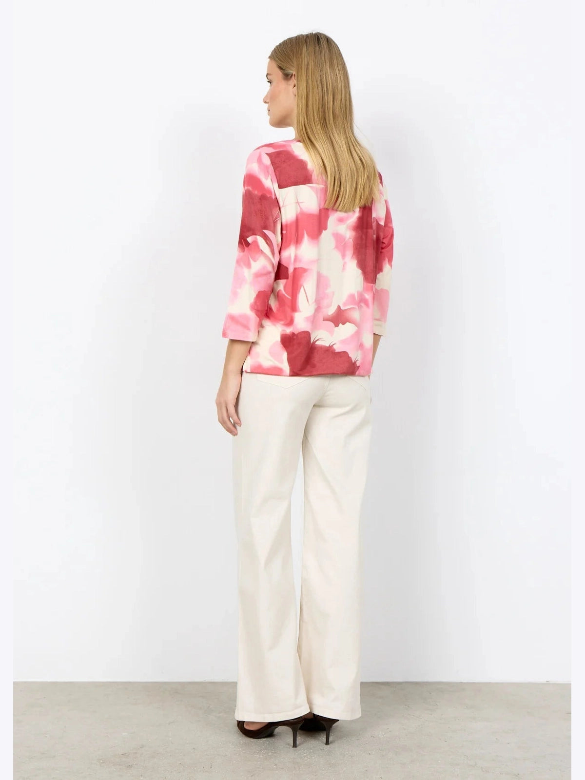 SC - MARICA AOP 351 Blouse roze - Castelijn mode