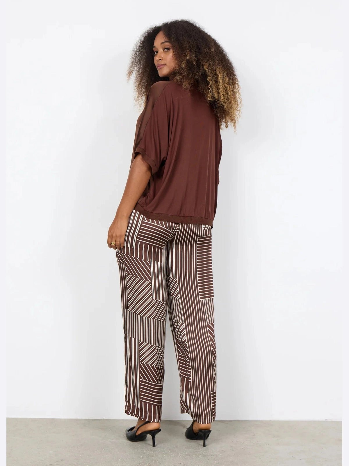 SC - THILDE 51 Blouse bruin - Castelijn mode