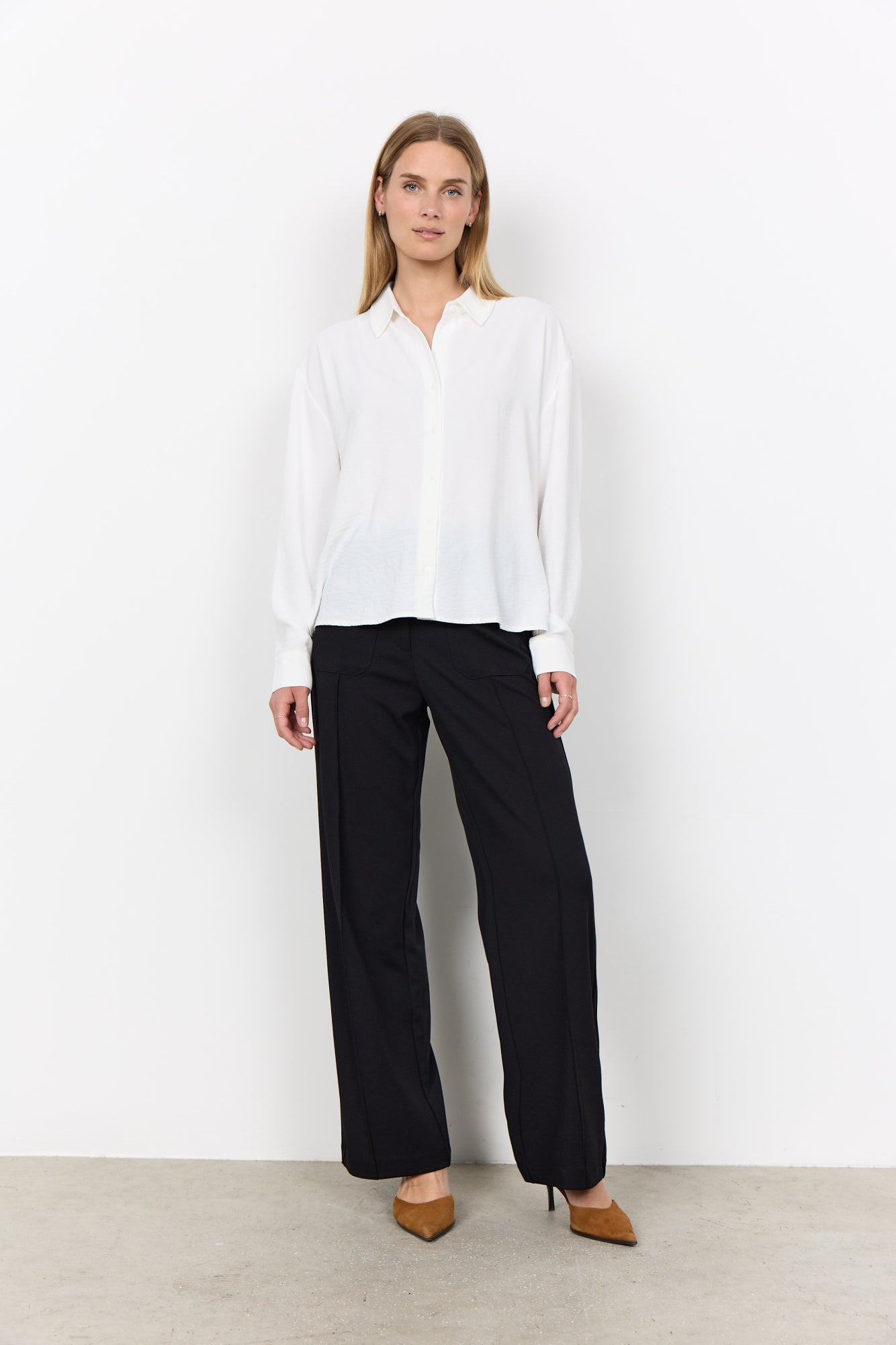 Cath Blouse Gebroken Wit