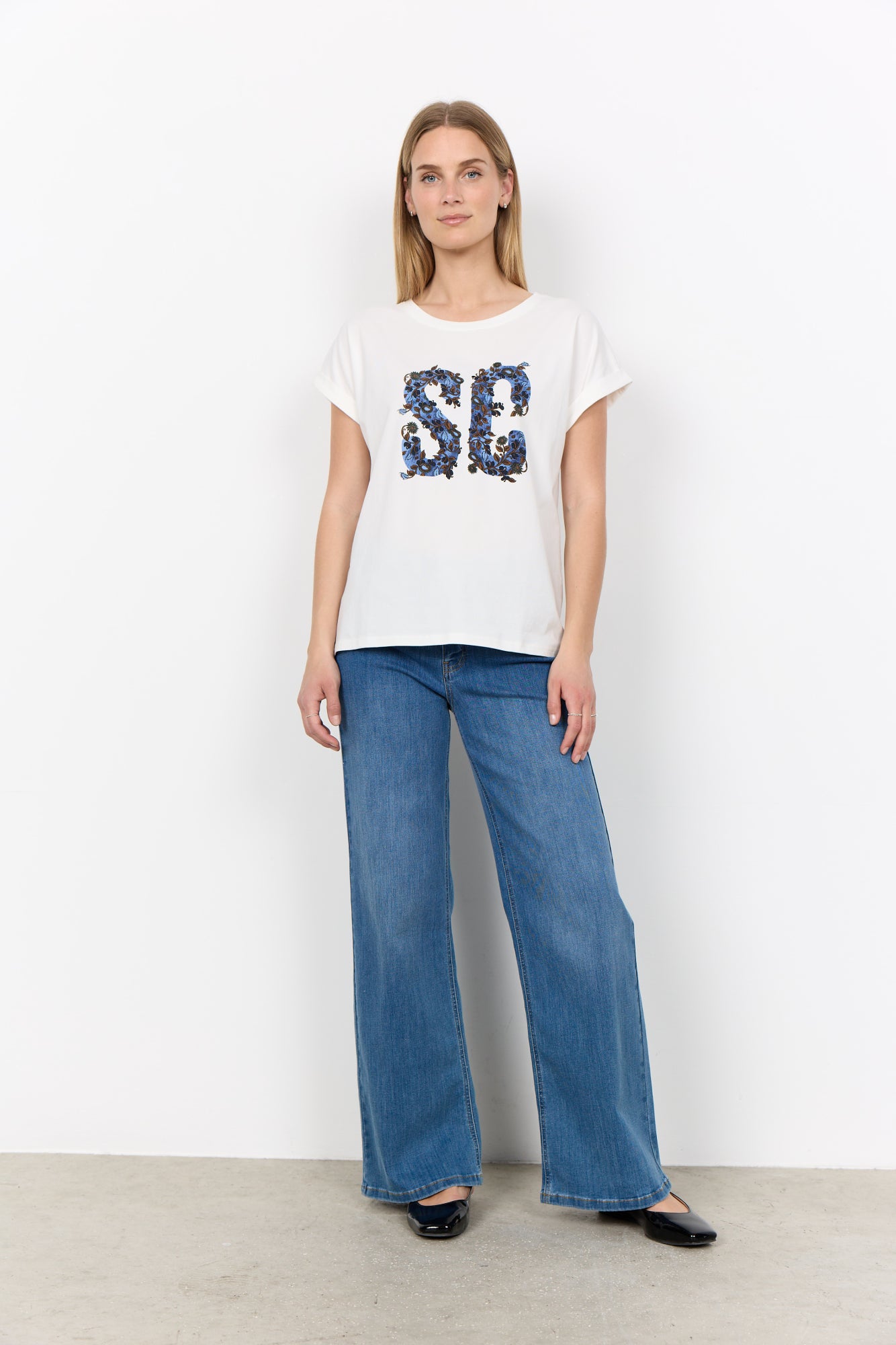Rina T Shirt Wit