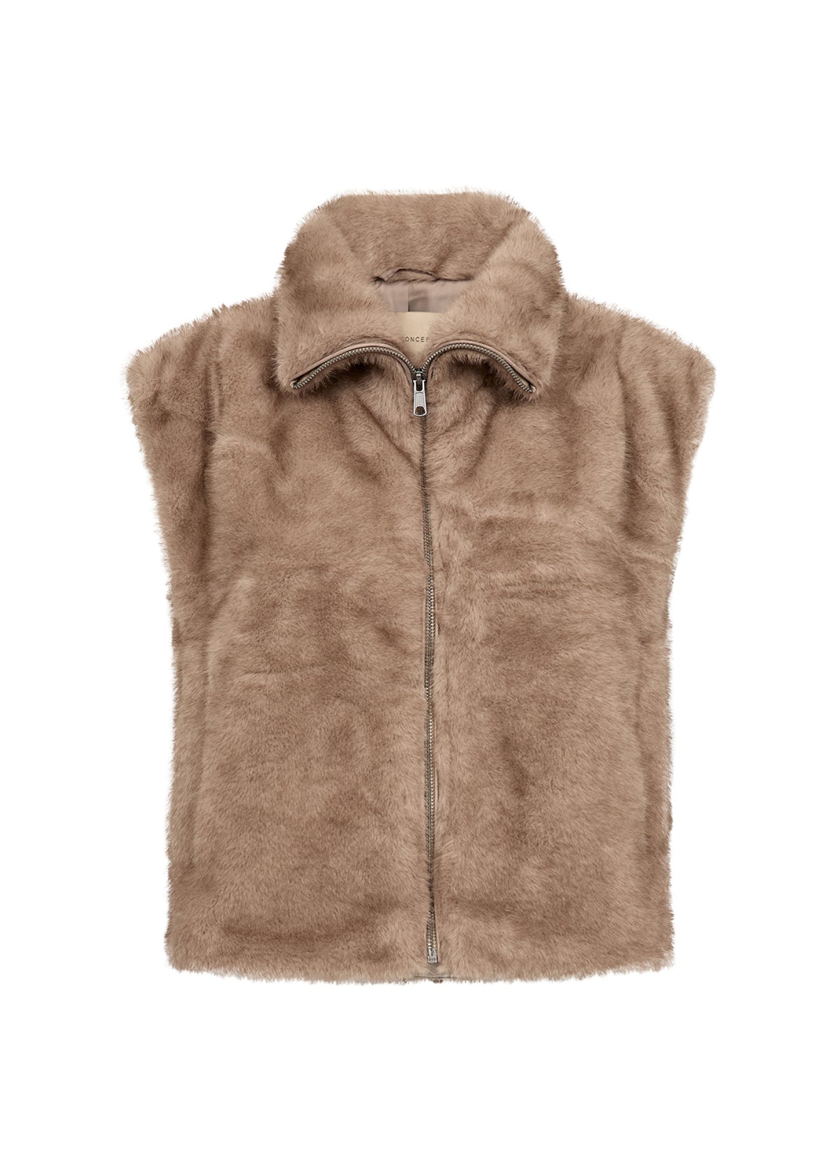 Haye Bodywarmer Fake Fur Camel