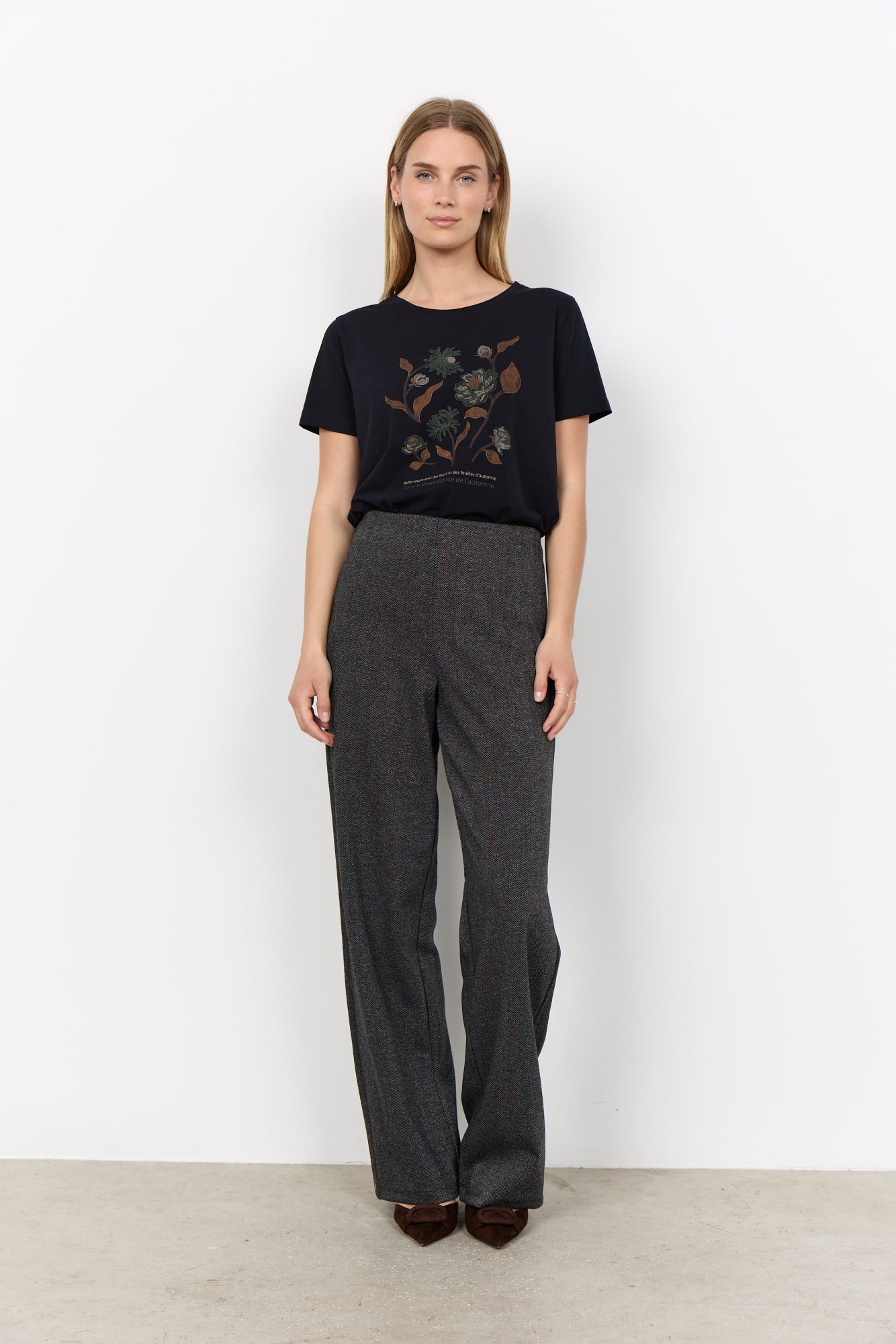 Hebe Broek Grijs Gemêleerd