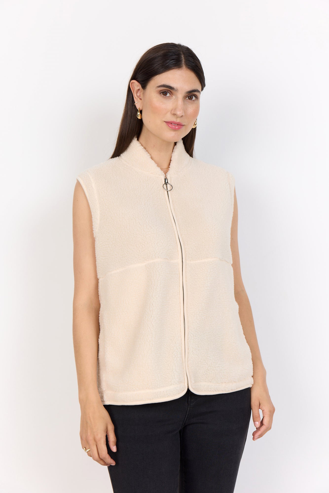 Onyx Teddy Gilet Créme