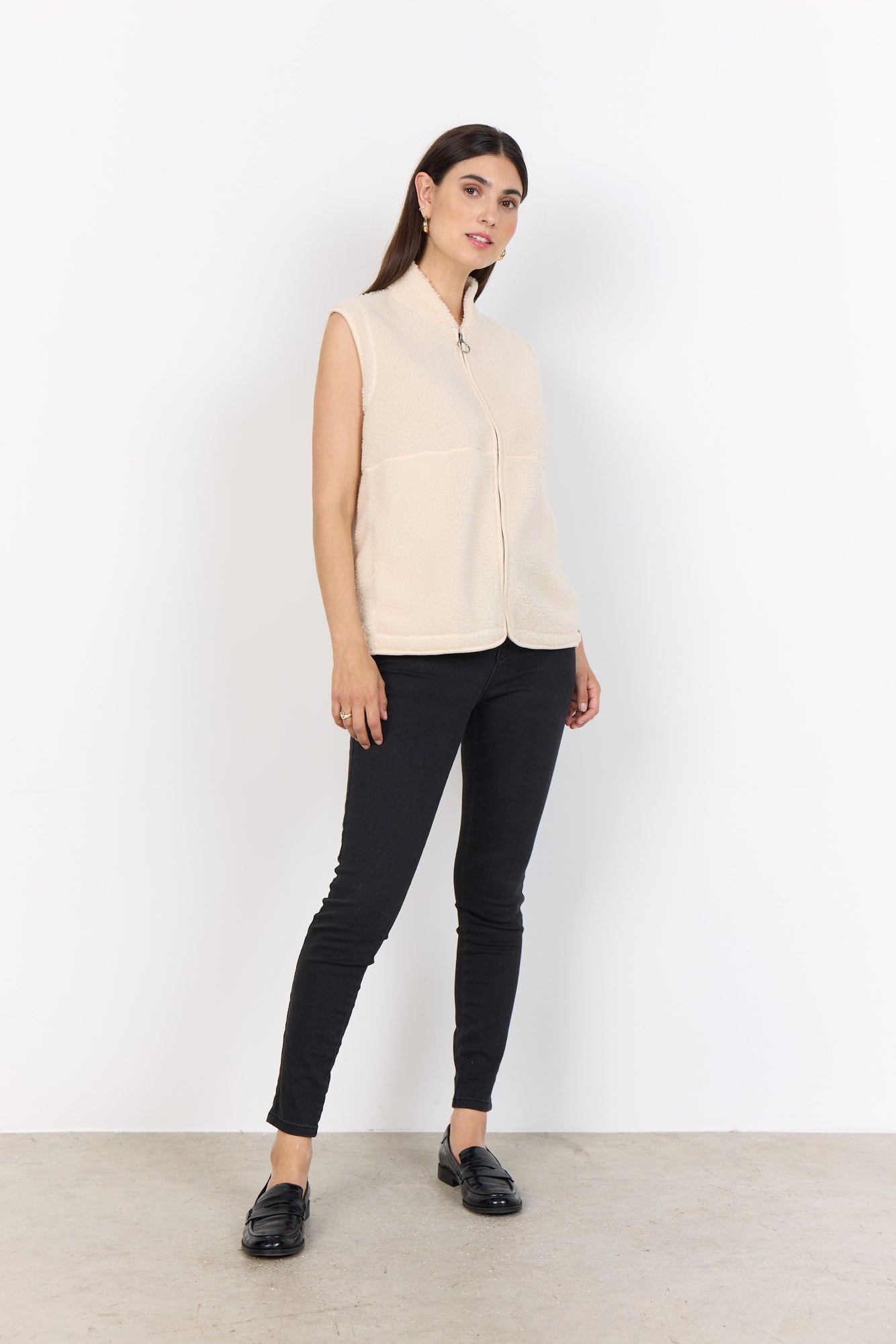 Onyx Teddy Gilet Créme