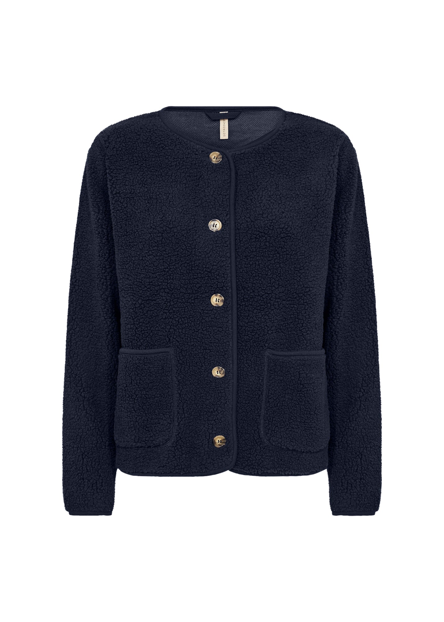 Onyx Teddy Vest Donkerblauw
