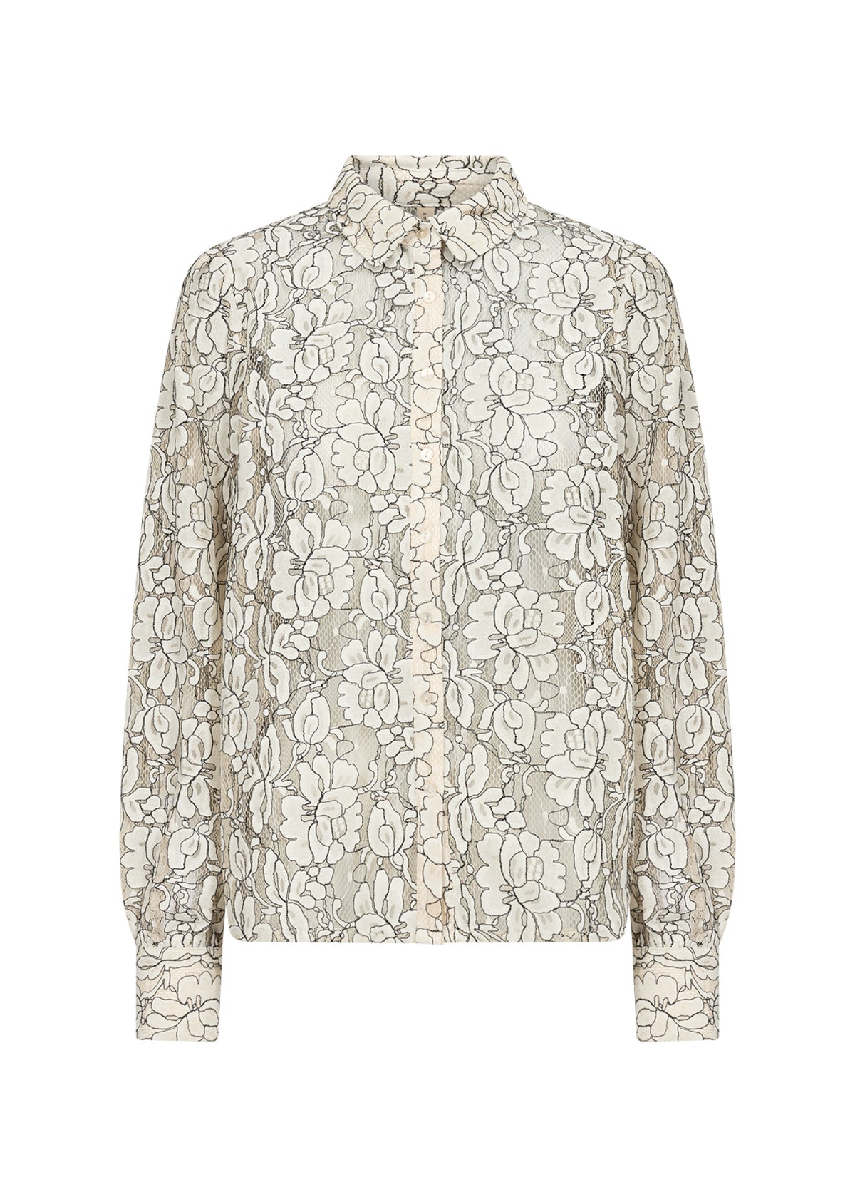 Jiba Blouse Kant Ecru