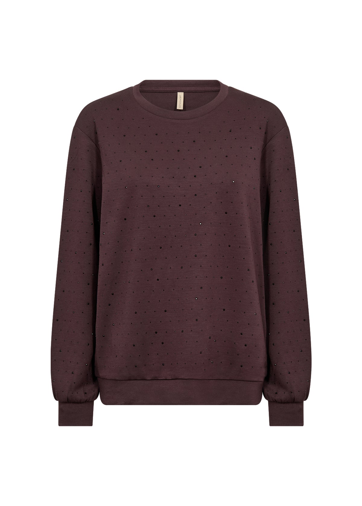 Banu Sweater Steentjes Donkerbruin