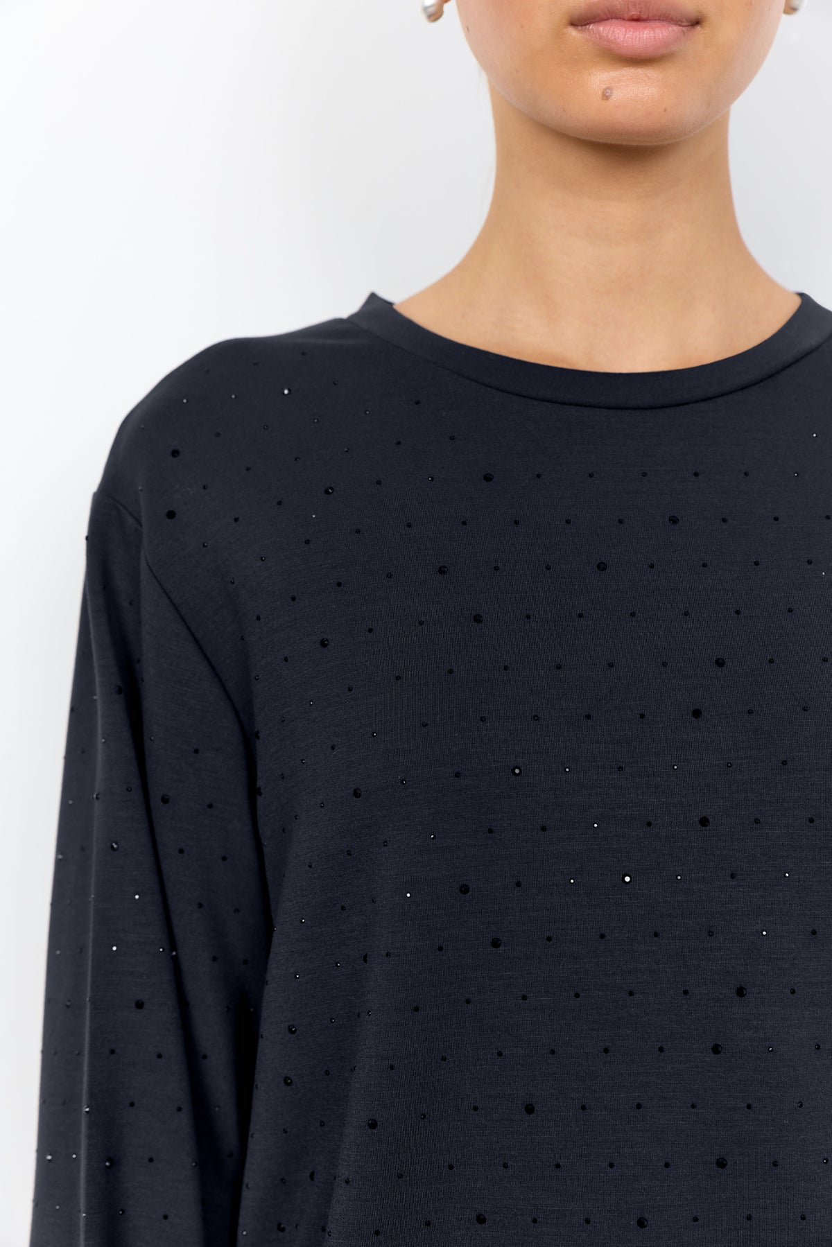 Banu Sweater Steentjes Zwart