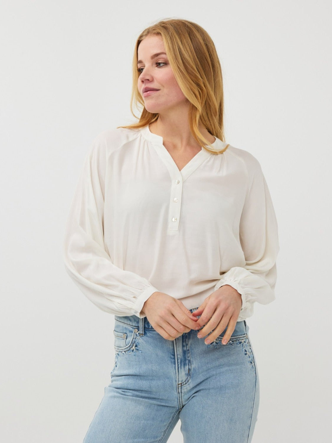 SP25.14014 Blouse R - neck raglan 120 - Castelijn mode