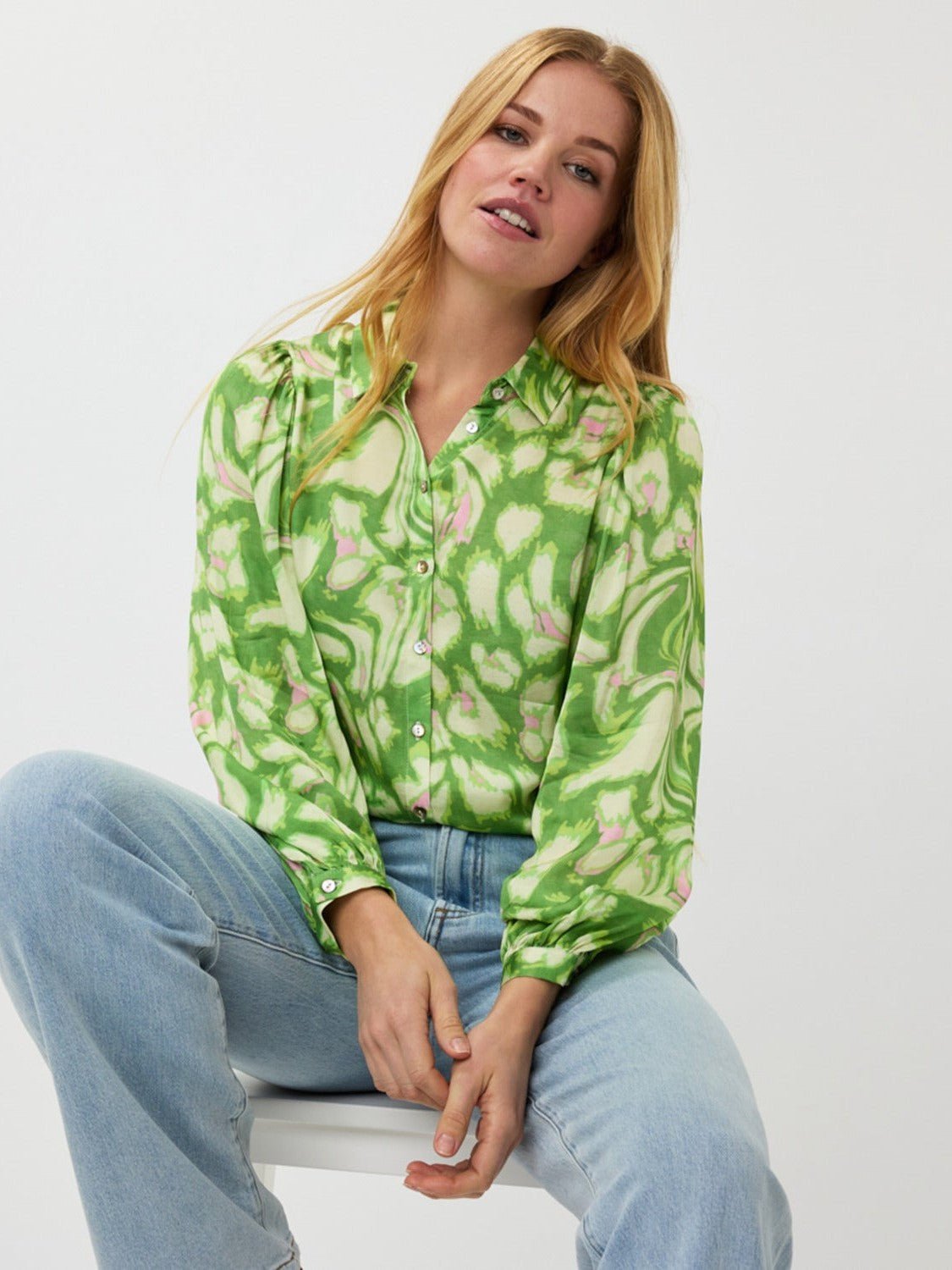 SP25.15005 Blouse Floral Treasure - Castelijn mode