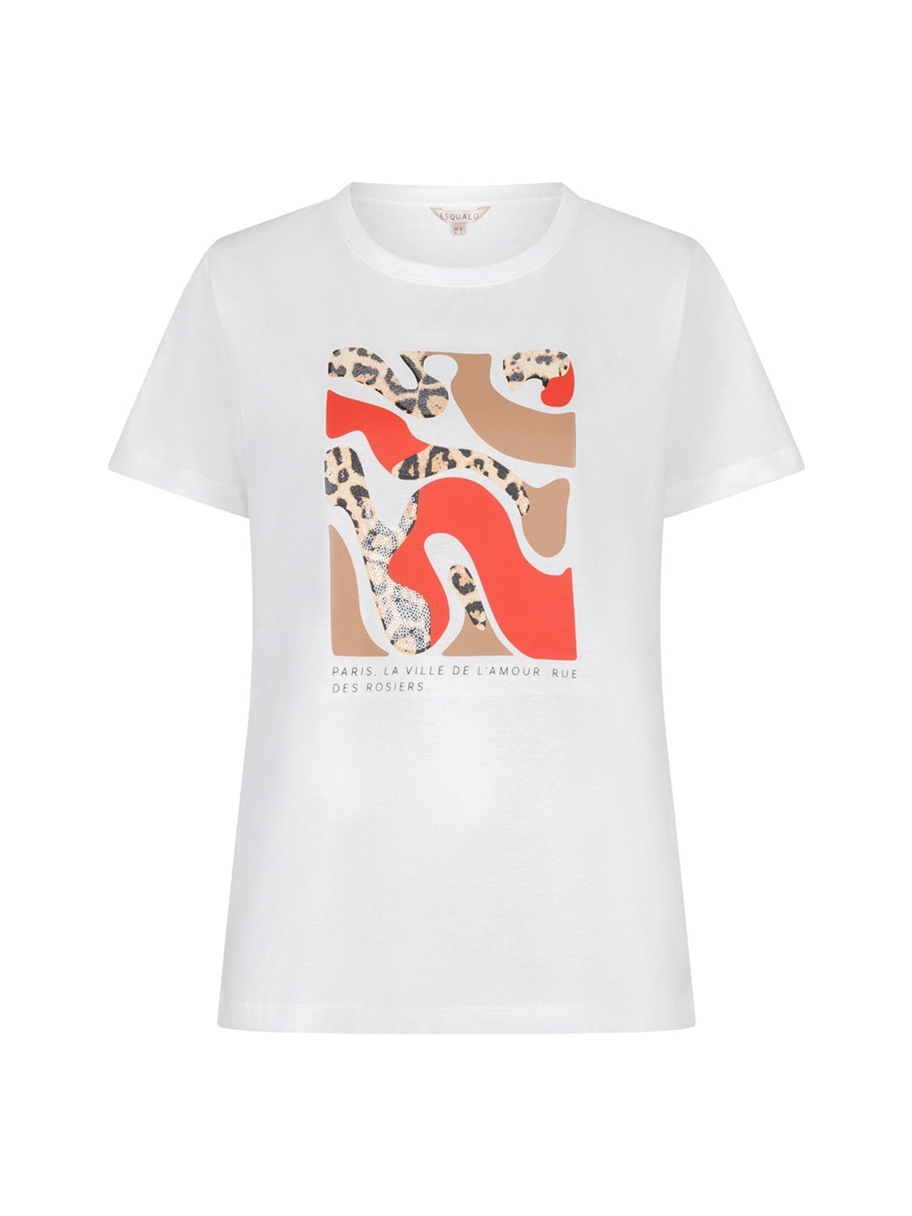 SP26.05014 T-shirt met print - Castelijn mode
