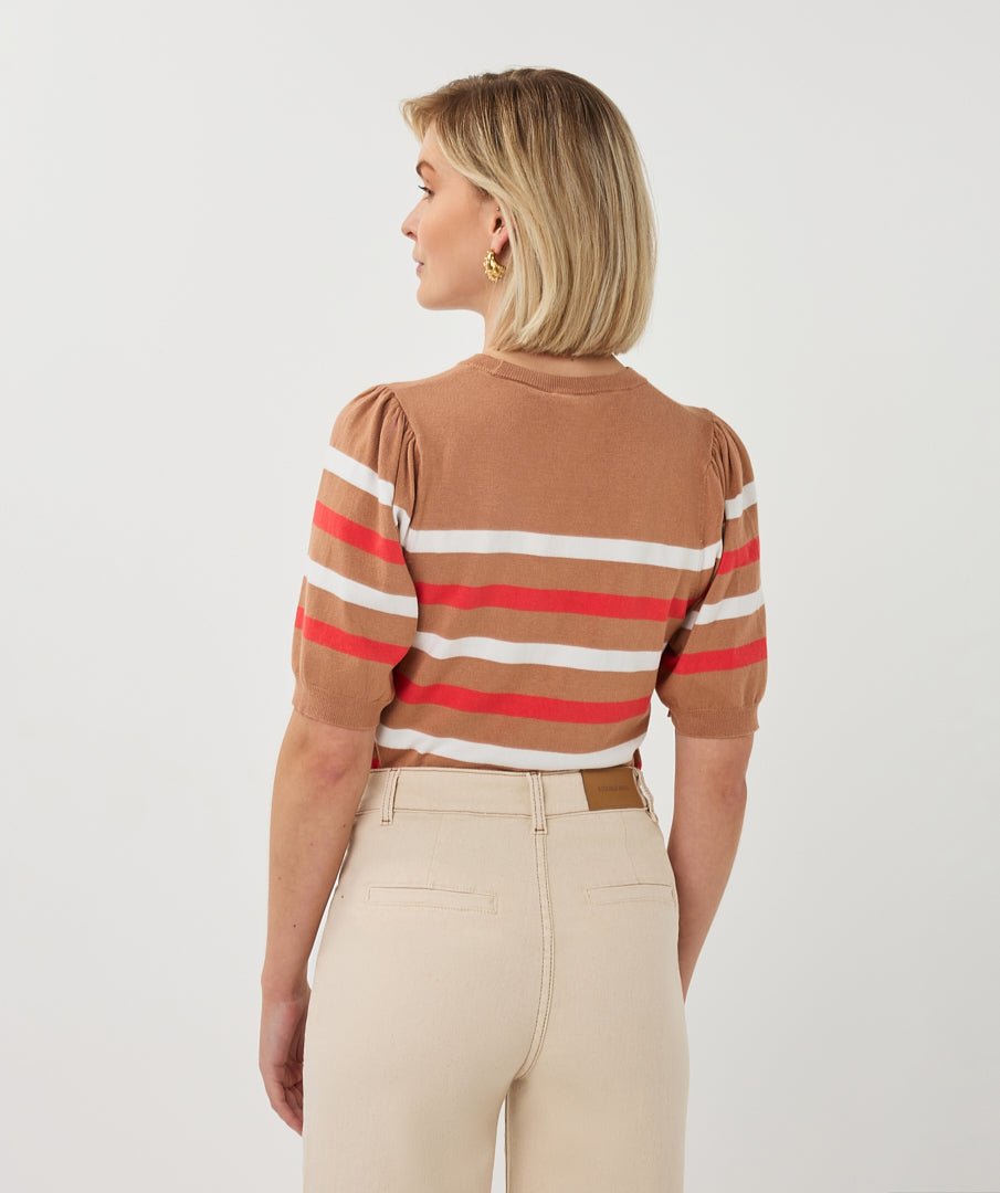 SP26.07010 Sweater gestreept - Castelijn mode