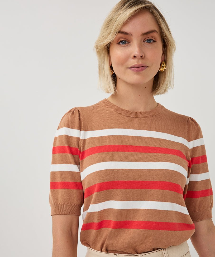 SP26.07010 Sweater gestreept - Castelijn mode