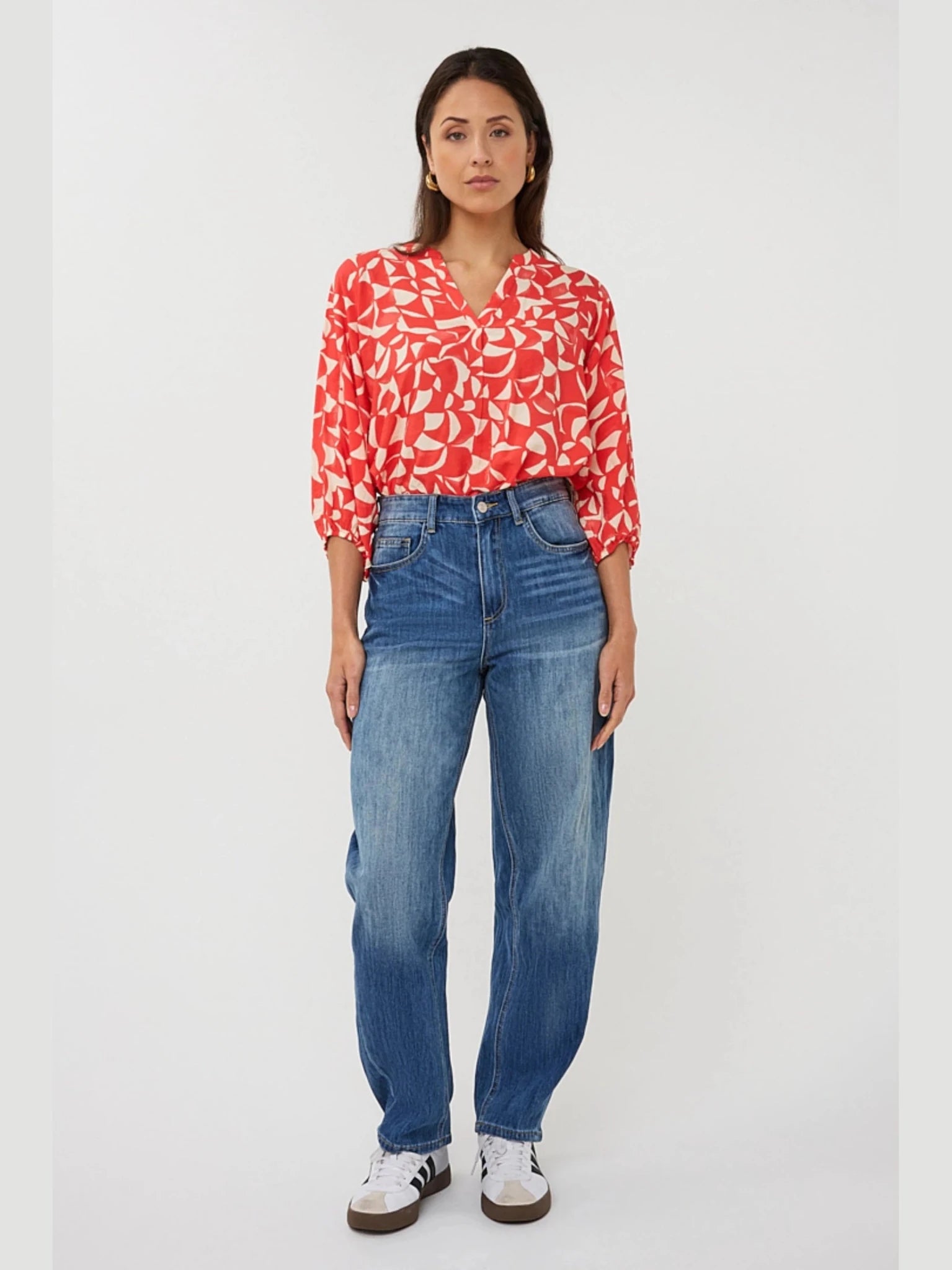 SP26.14003 Blouse met print - Castelijn mode
