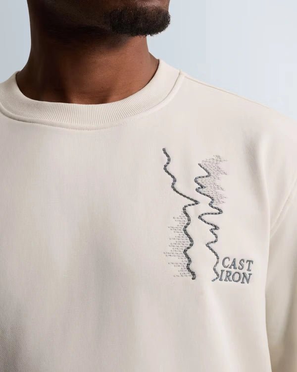 Sweater Artwork Gebroken Wit - Castelijn mode