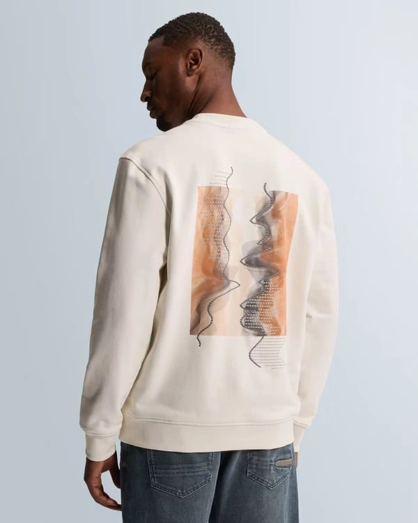 Sweater Artwork Gebroken Wit - Castelijn mode