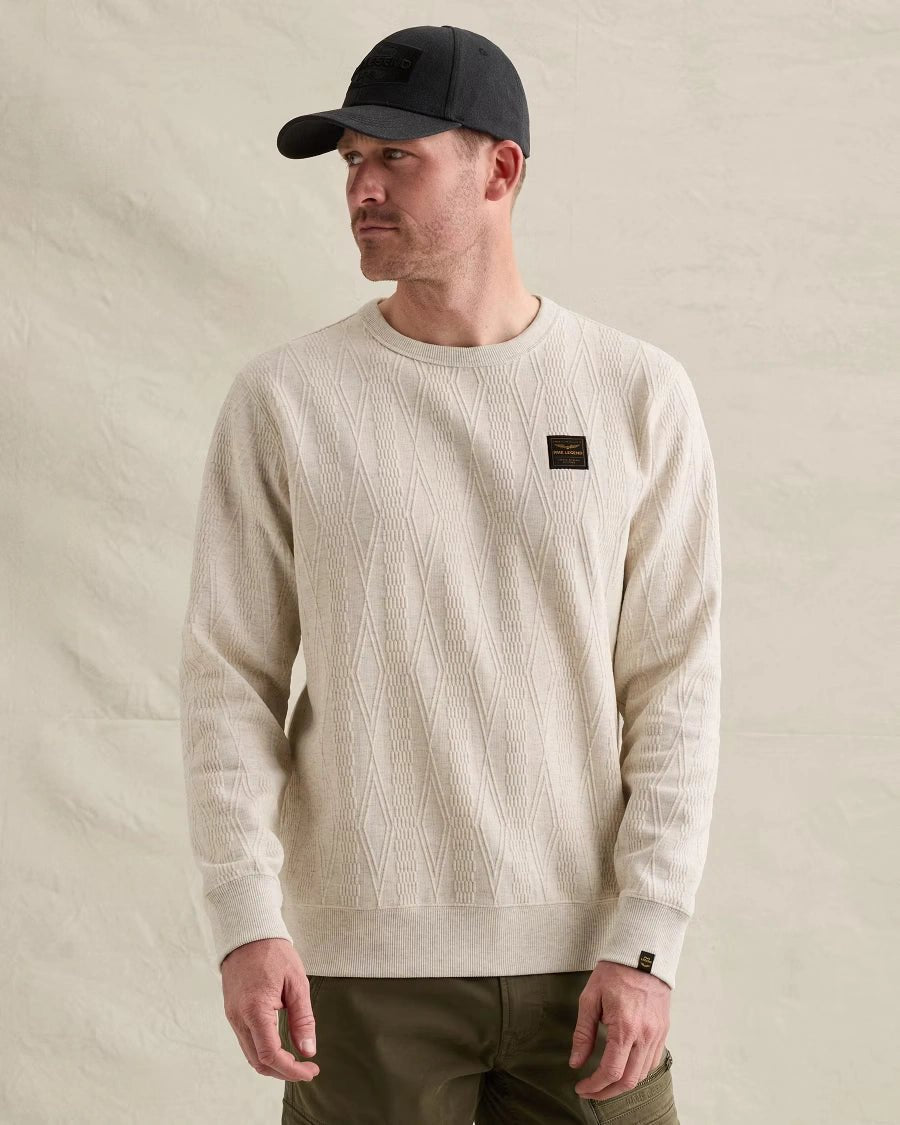 Sweater Jacquard Gebroken Wit - Castelijn mode