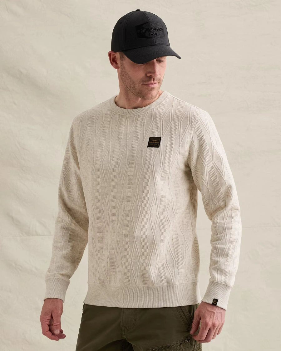 Sweater Jacquard Gebroken Wit - Castelijn mode