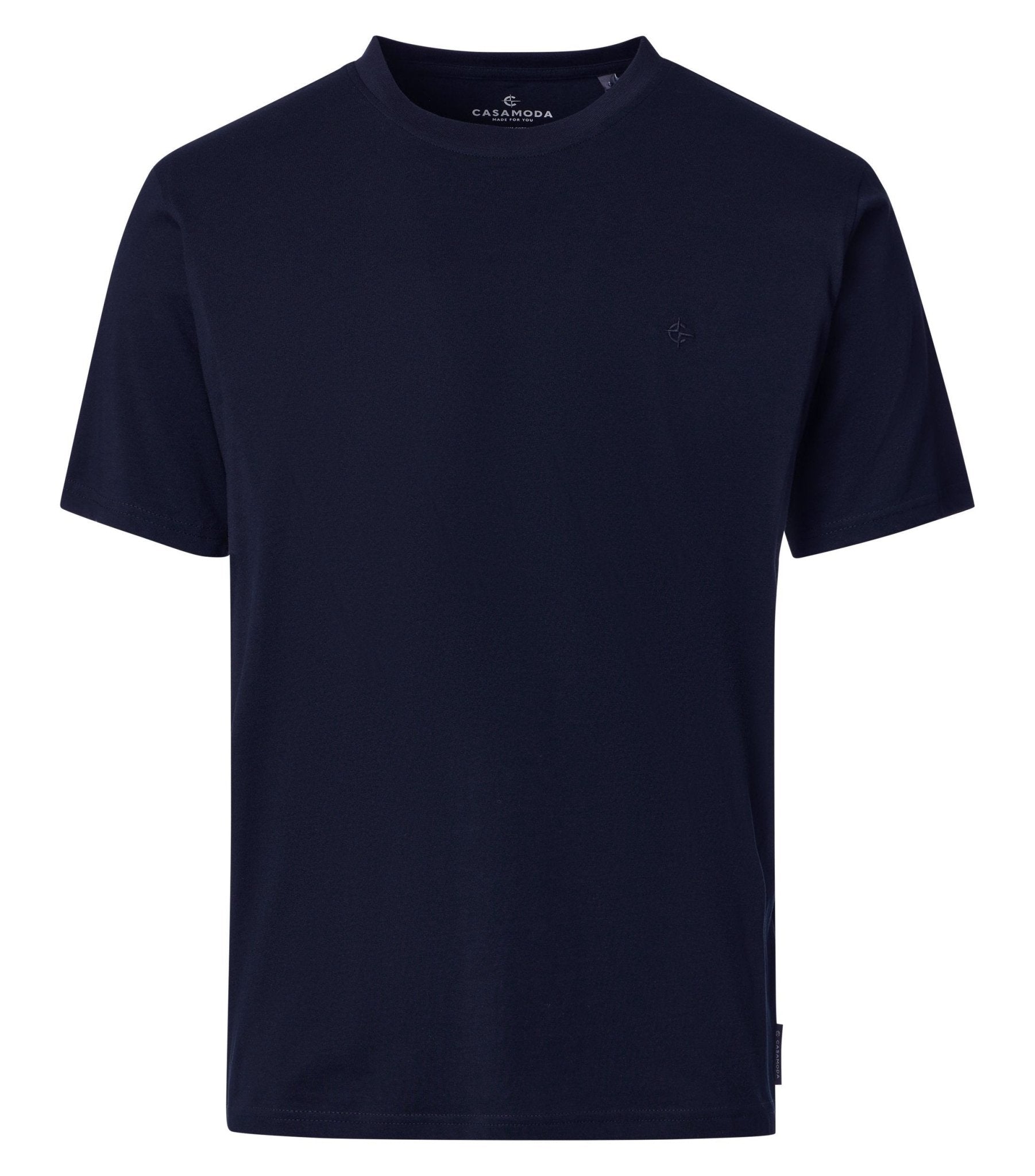 T-shirt Donkerblauw Regular Fit - Castelijn mode