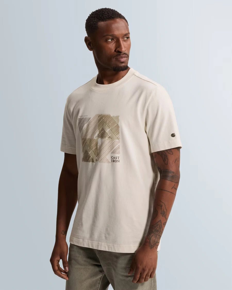 T-Shirt Graphic Gebroken Wit - Castelijn mode