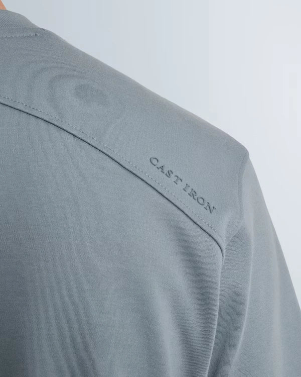T-Shirt Interlock Grijsblauw - Castelijn mode