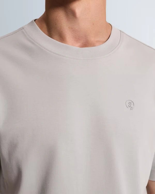 T-Shirt Interlock Lichtgrijs - Castelijn mode