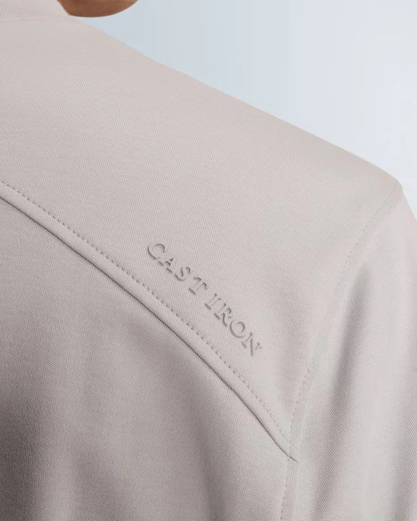 T-Shirt Interlock Lichtgrijs - Castelijn mode