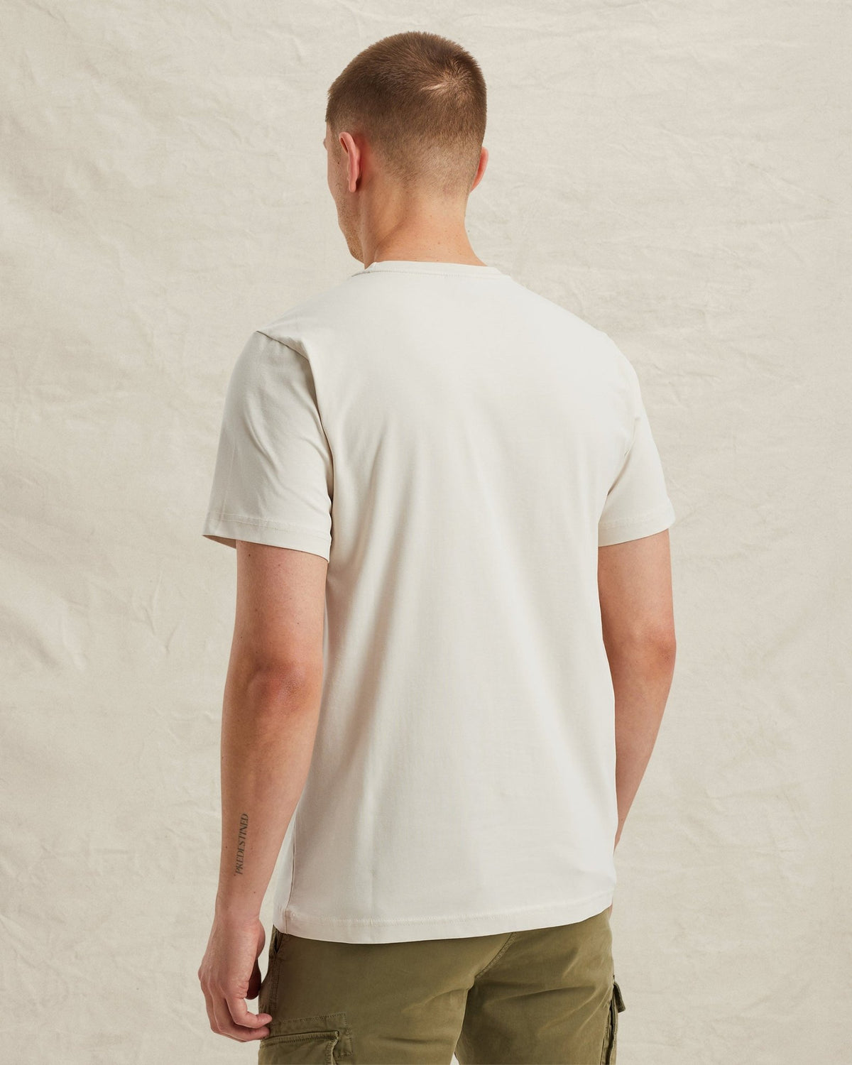 T-Shirt Logo Beige - Castelijn mode