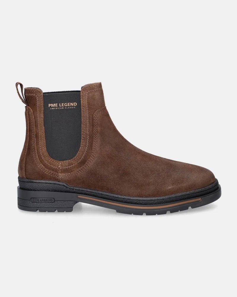 Tarmac Chelseaboot Suède Bruin - Castelijn mode