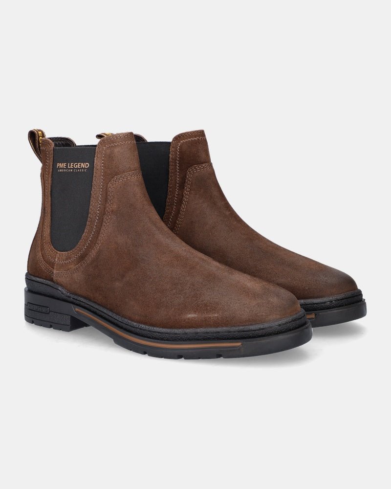 Tarmac Chelseaboot Suède Bruin - Castelijn mode