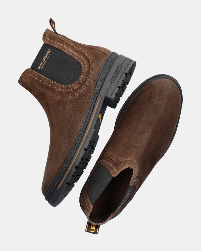 Tarmac Chelseaboot Suède Bruin - Castelijn mode