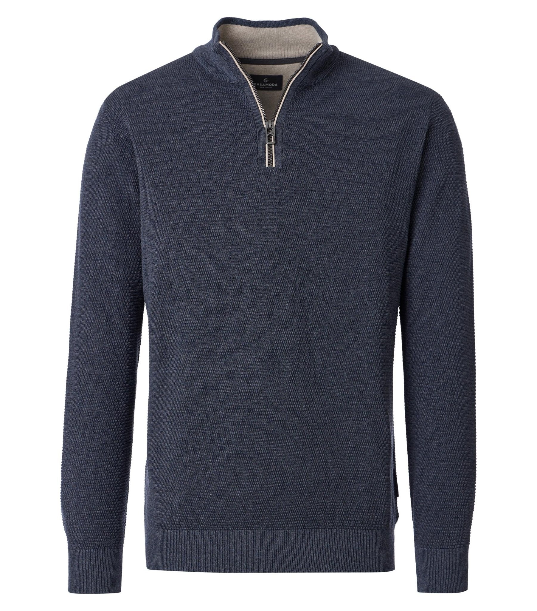 Trui Half Zip Blauw - Castelijn mode