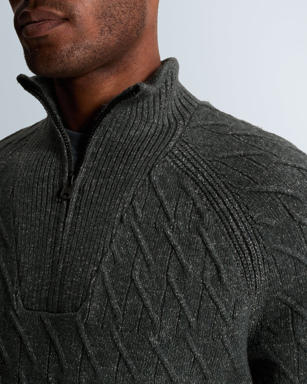 Trui Half Zip Grijs - Castelijn mode