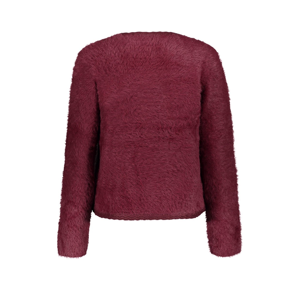 Vest Fluffy Bordeaux - Castelijn mode