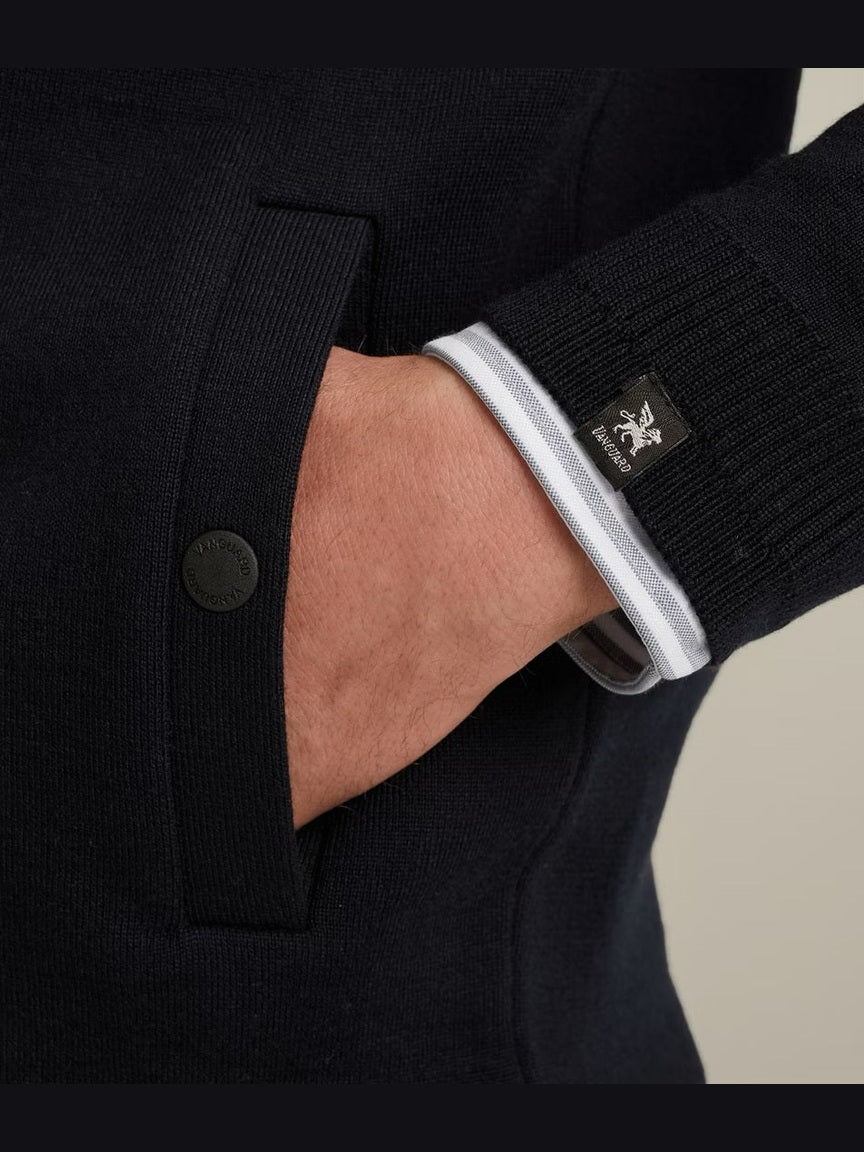 VKC2509380 - 5073 Vest van een wolblend - Castelijn mode