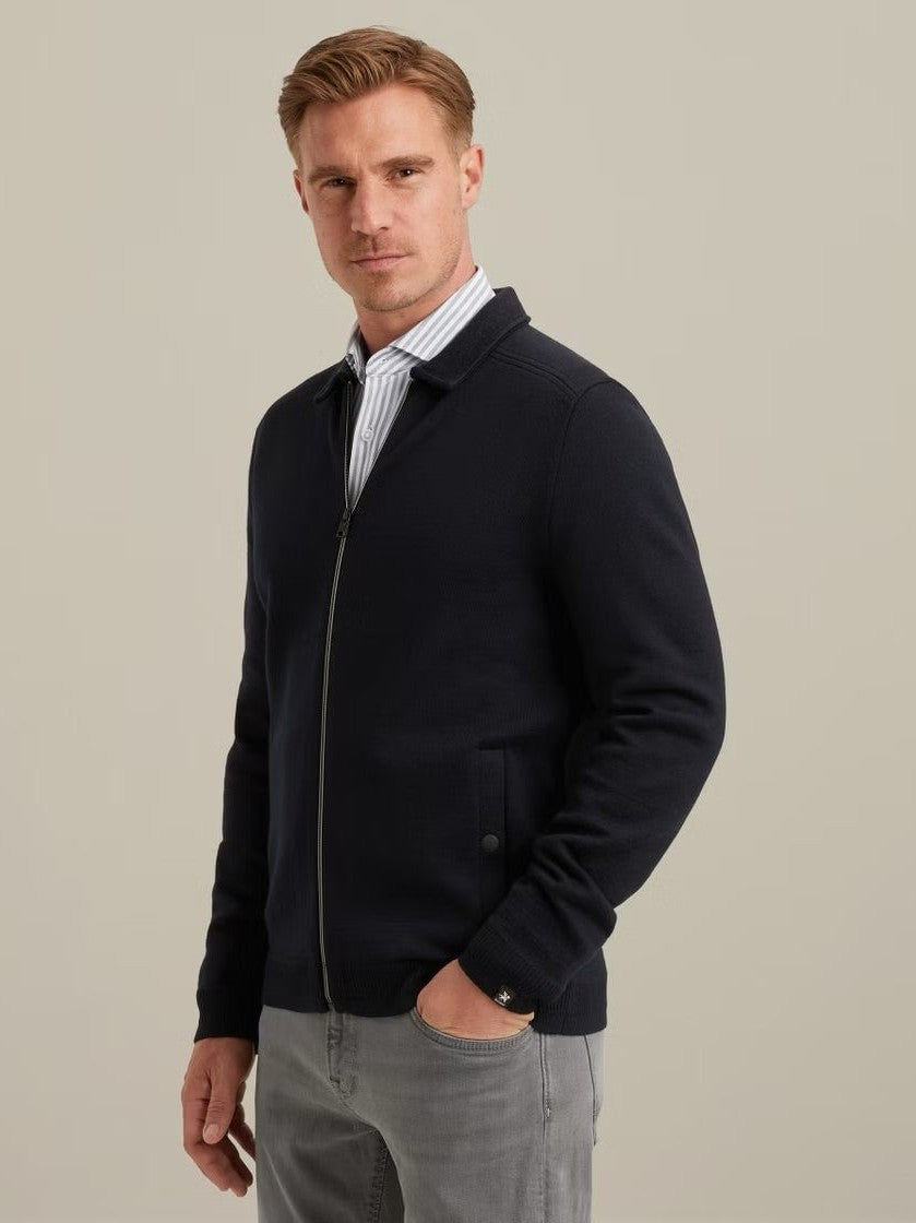 VKC2509380 - 5073 Vest van een wolblend - Castelijn mode