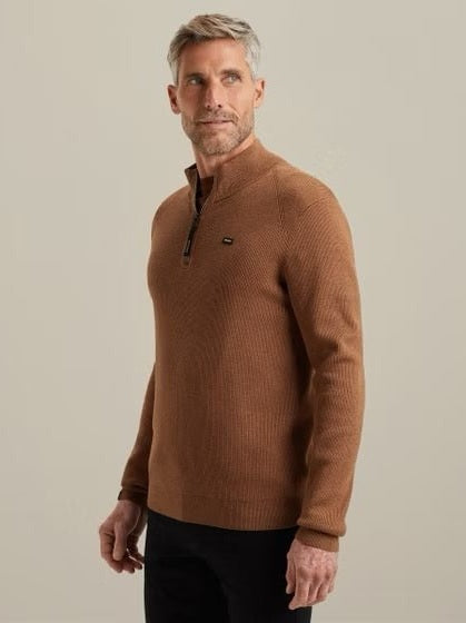 VKW2510332 - 8122 Trui met halve rits - Castelijn mode