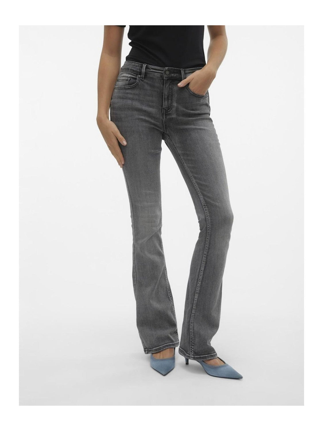 VMFLASH MR FLARED JEANS LI213 GA NOOS - Castelijn mode