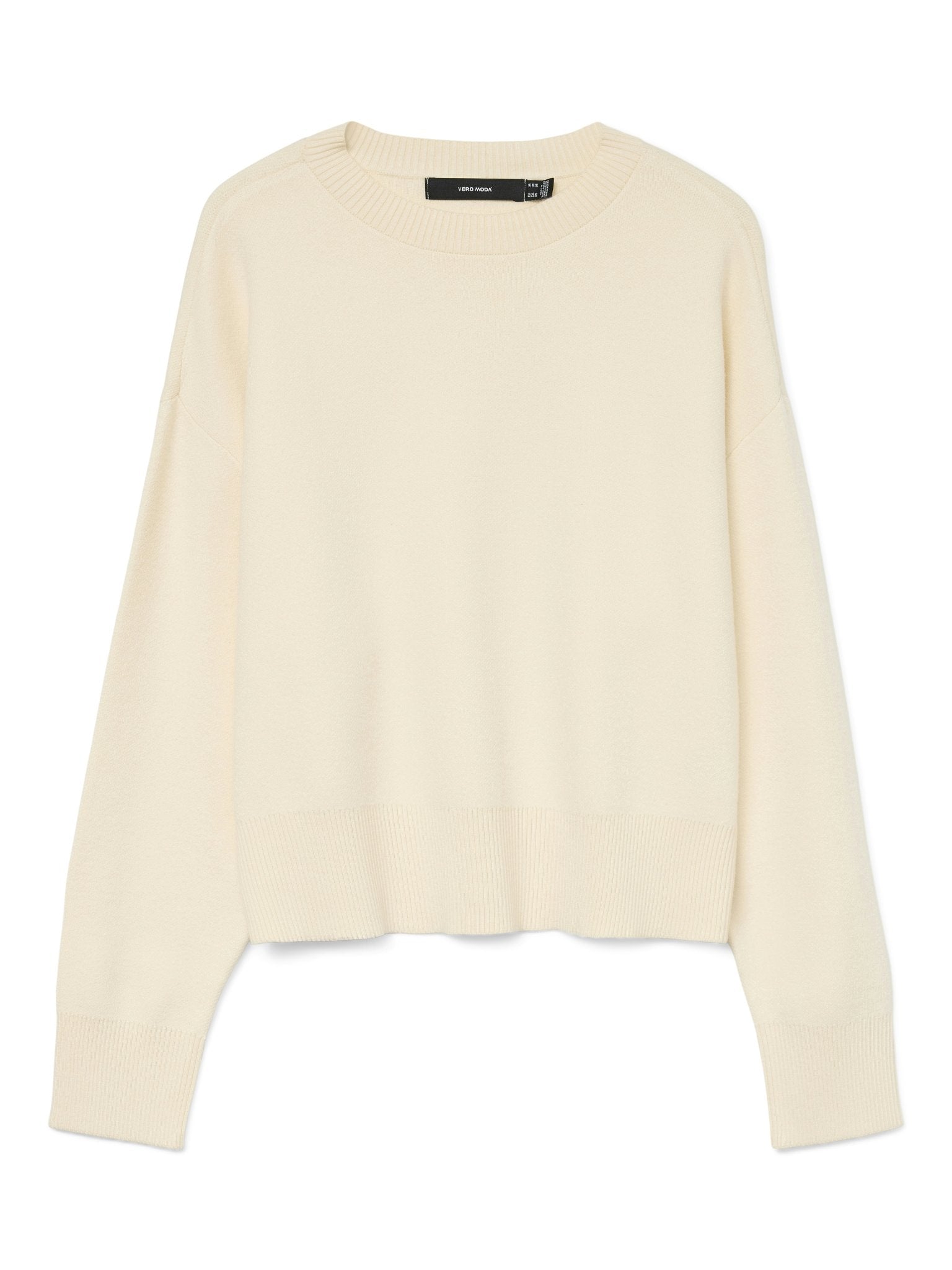 vmgold - art - ls - o - neck - pullover - Birch - Castelijn mode