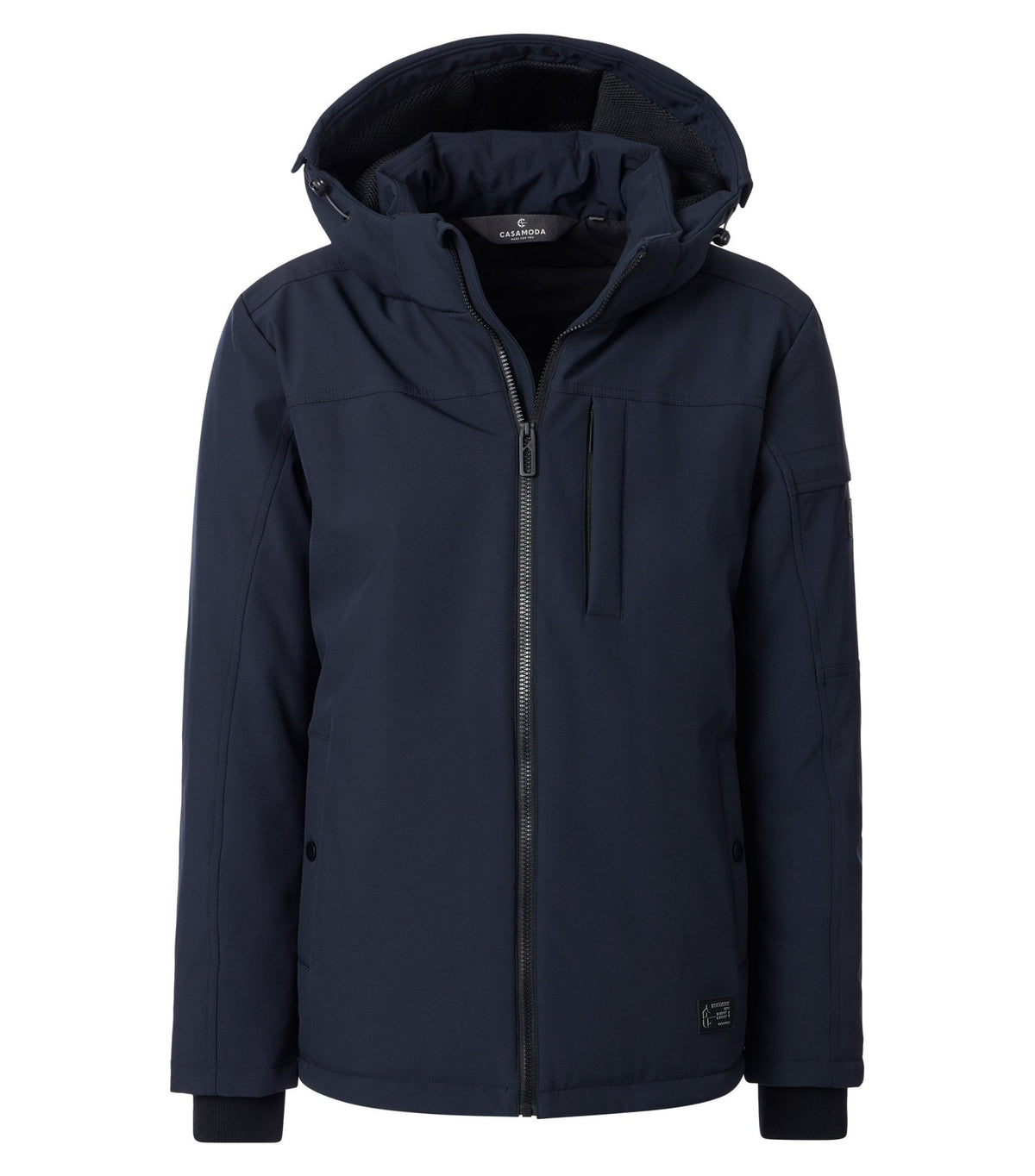 Winterjas Softshell Donkerblauw - Castelijn mode