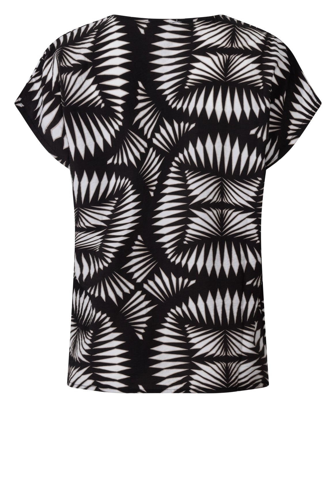 Zwart sand blouse Lotte met stretch - Castelijn mode