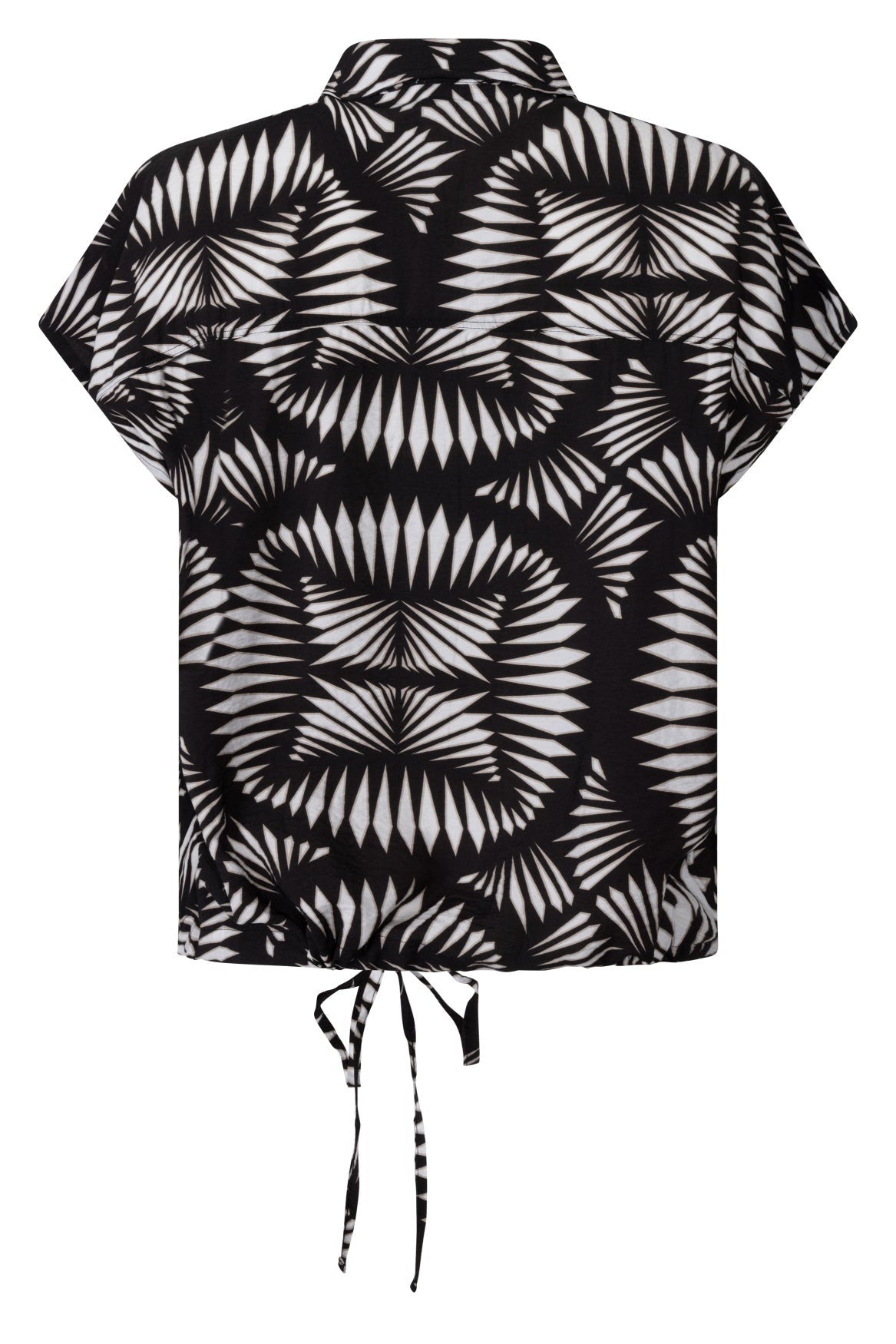 Zwart sand blouse Melanie met modal - Castelijn mode